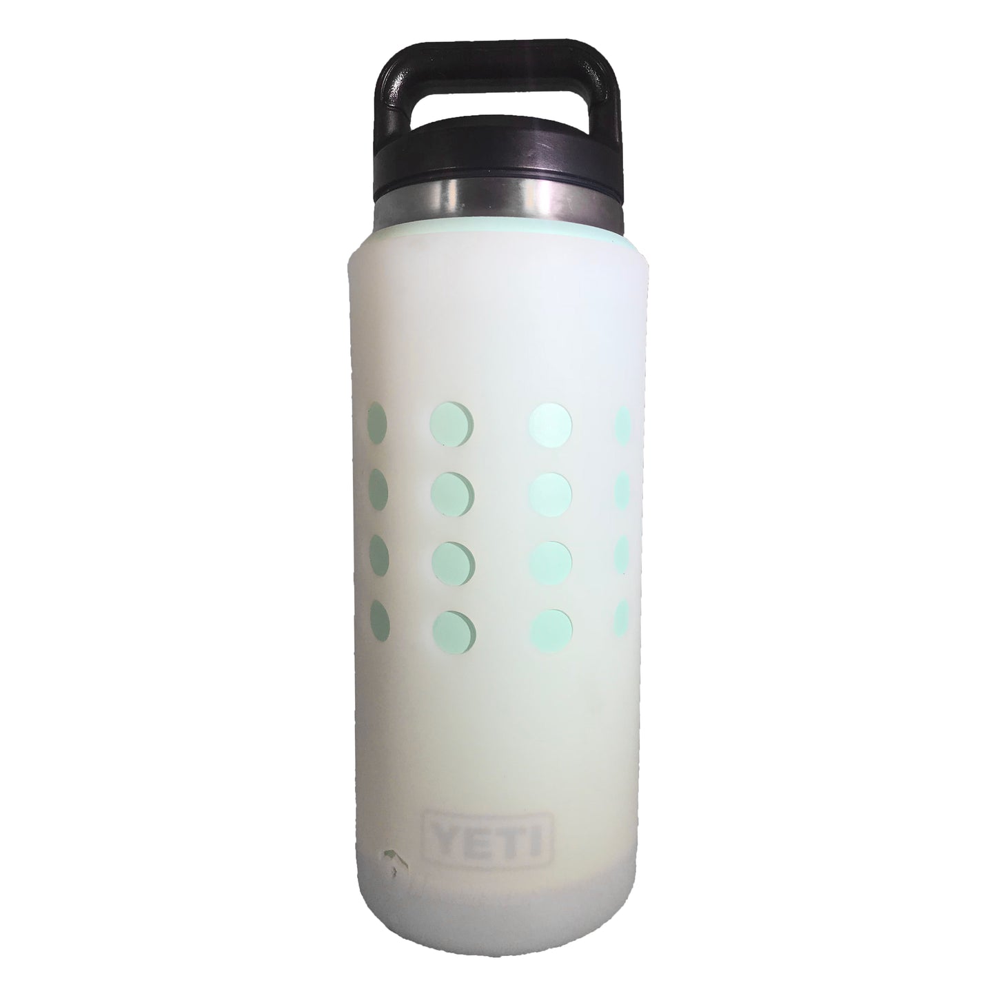YETI Rambler White Stainless Steel Beverage Bottle BPA Free 26 oz